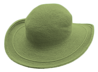 C3 Cotton Crochet Hat-Celery